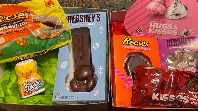 Image for article titled Hershey’s unveils its Valentine’s Day, Easter 2021 candies