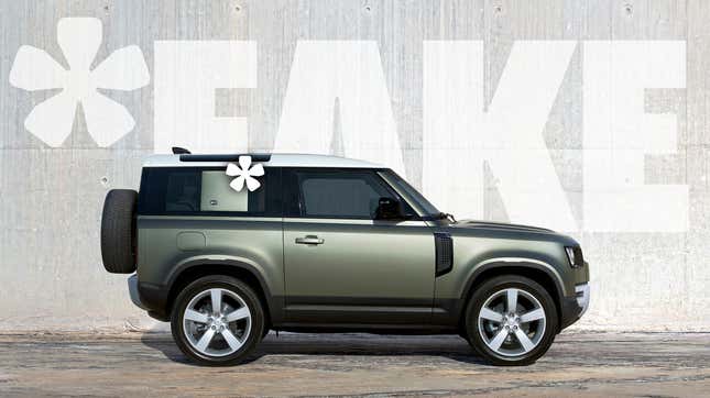 Image for article titled The 2020 Land Rover Defender 90 Offers A Huge Fake Pillar And It&#39;s Just Bizarre