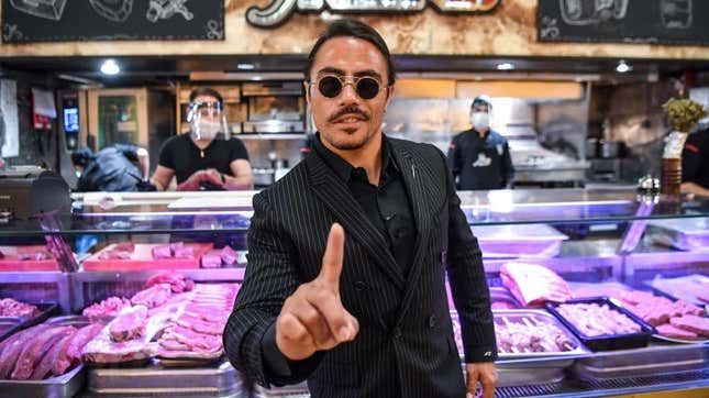 Image for article titled Welp, Salt Bae’s getting sued again