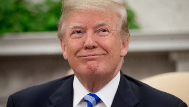 Image for article titled Trump Vindicated After Rest Of Leaked Recording Reveals Him Urging Racial Reconciliation, Calling For Interfaith Dialogue, Condemning Gender Inequality