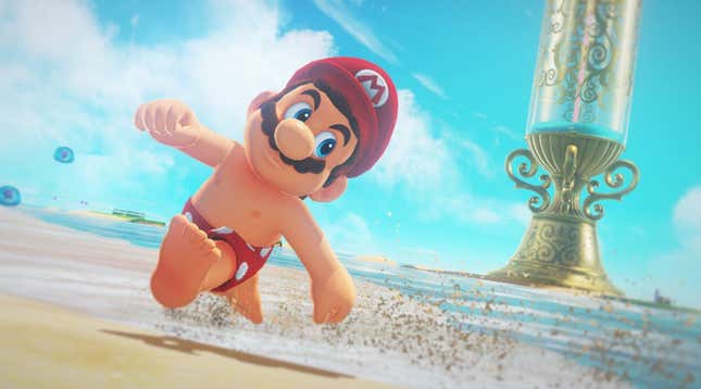 Image for article titled Shirtless Mario Leads To Widespread Pandemonium