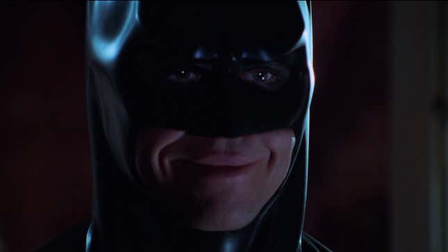 Batman, upon learning Dr. Chase Meridian has become horny for Bruce Wayne. Seriously,