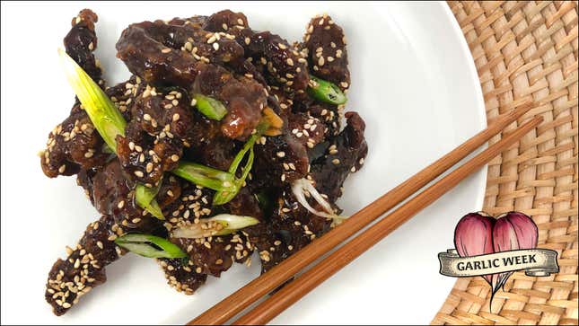 Image for article titled How to make Chinese takeout-style honey garlic crispy beef