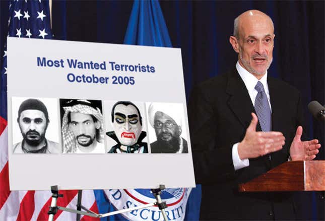 Chertoff discusses possible perpetrators of Halloween mischief.