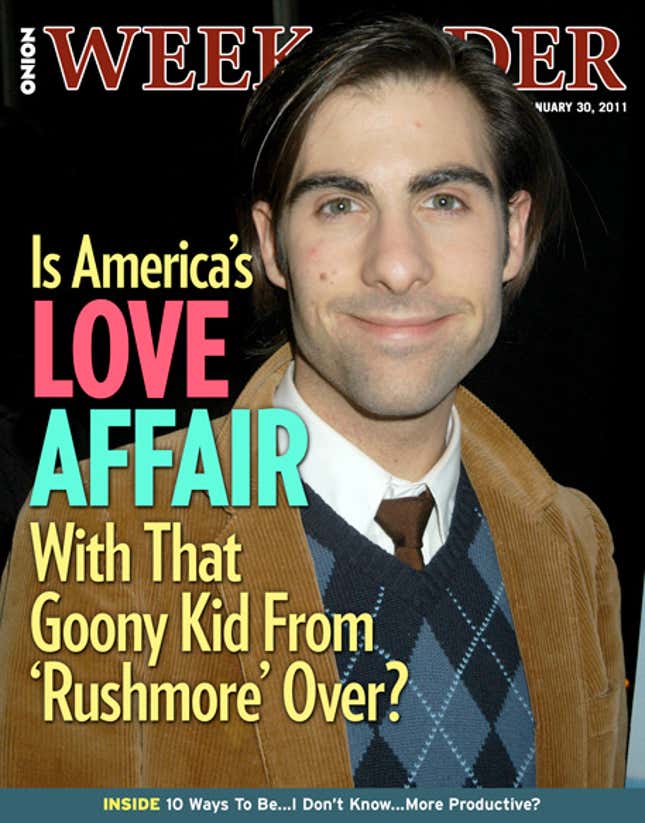 Image for article titled Is America&#39;s Love Affair With That Goony Kid From &#39;Rushmore&#39; Over?
