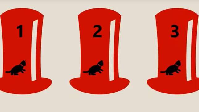 ¿En qué sombrero está el gato? El acertijo de simple lógica que solo el 36% de la gente resuelve