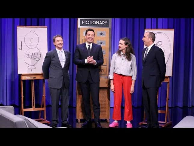 Martin Short Plays Pictionary With Jerry Seinfeld on <em>The Tonight Show</em>
