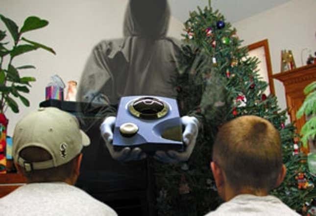 The Ghost of Christmas Future offers a pair of Phoenix 10-year-olds a tantalizing glimpse of the PS5.