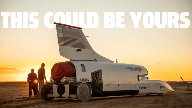 Image for article titled If You&#39;re Looking For A Project Car Challenge, Maybe Consider The 600+ MPH Bloodhound Rocket Car