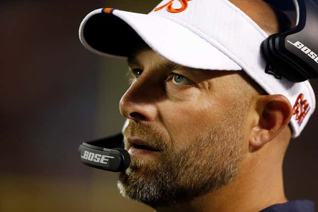 Image for article titled Matt Nagy Has Double-Doink On The Brain