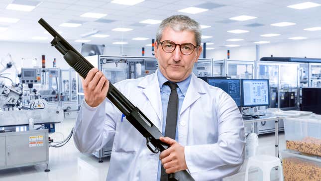 Image for article titled Potentially Promising Covid-19 Vaccine Hits Roadblock After Testing Reveals It’s Just Shotgun