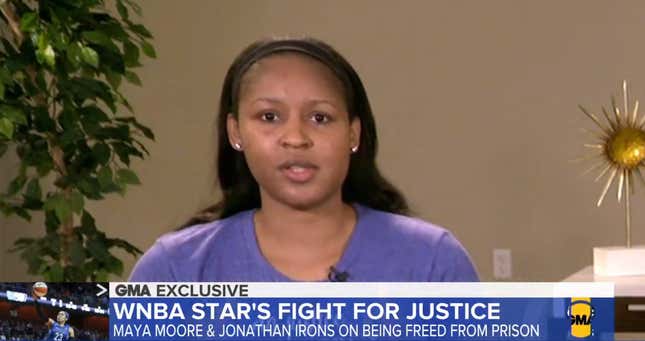 Image for article titled WNBA Star Maya Moore Earns MVP Off the Court by Helping Wrongly Convicted Black Man Regain His Freedom
