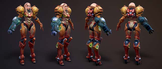 Image for article titled A Slightly Different Take On Metroid's Samus Aran