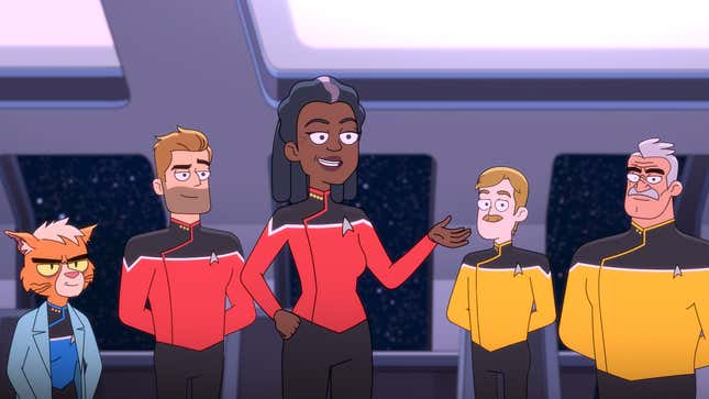 Image for article titled Lower Decks' Mike McMahan on How Information Is the Human Heart of Star Trek