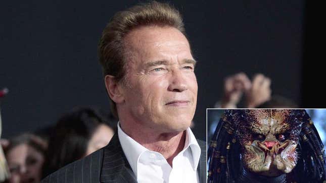 Image for article titled Schwarzenegger Admits To Affair With Predator Costume