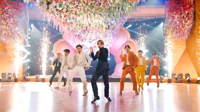 Image for article titled BTS Thanks Horrifyingly Exploitative System That Got Them Where They Are Today
