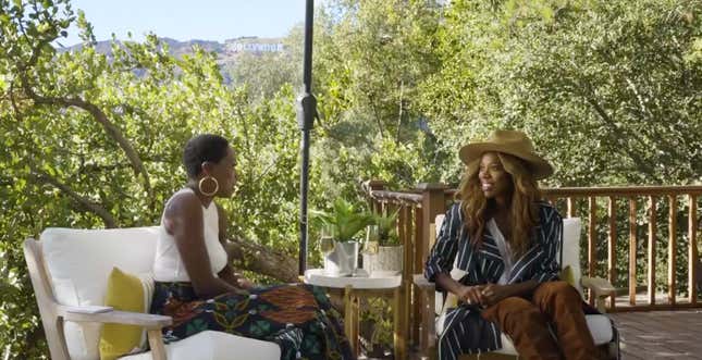 Image for article titled When Molly Met 'Vonne-y: Yvonne Orji Has Hilarious Sit-Down Interview With Her Insecure Character