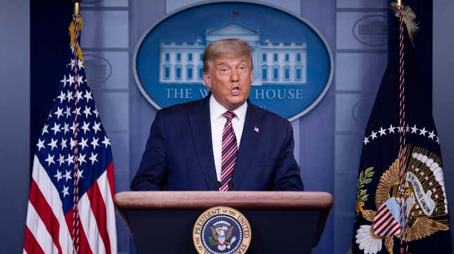 Trump Addressed the Nation in A Rambling, Inaccurate, And Deeply Pathetic Speech