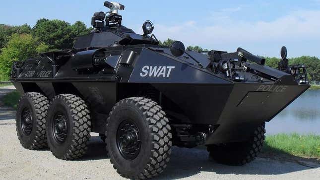 Image for article titled Obama Calls For Turret-Mounted Video Cameras On All Police Tanks