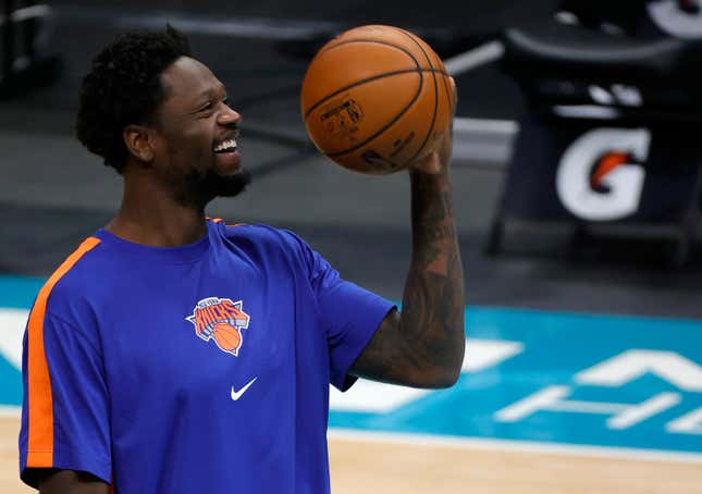 Image for article titled NBA Daily Fantasy: Is Julius Randle a sure thing? And is it time to bet on Darius Garland?
