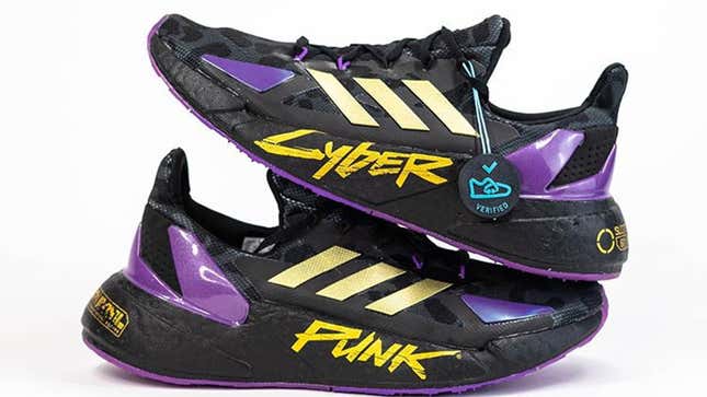 Image for article titled Adidas Is Making Cyberpunk 2077 Sneakers