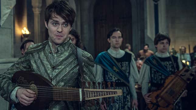 Joey Batey’s Jaskier provides an excellently funny foil to Geralt. Knows his way round a good tune, too.