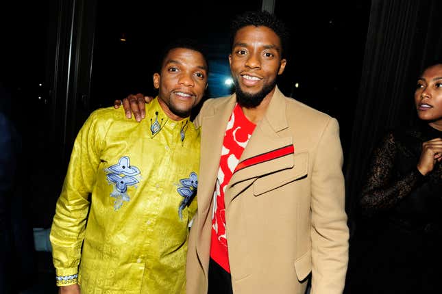 Image for article titled Chadwick Boseman’s Brother Kevin Celebrates 2 Years of Cancer Remission: ‘I Hope You’re Smiling and Shouting With Me’