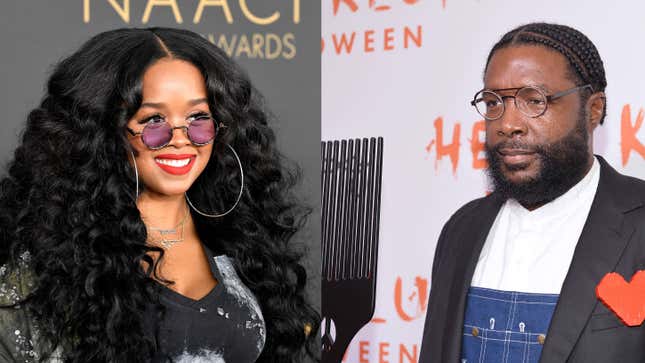 H.E.R. attends the 51st NAACP Image Awards, Presented by BET on February 22, 2020 in Pasadena, California. ; Questlove attends Heidi Klum’s 20th Annual Halloween Party on October 31, 2019 in New York City.