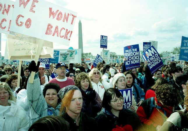 March for Women’s Lives, 1992, AP