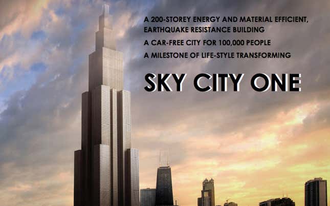Image for article titled How a Chinese company plans to build the world’s tallest skyscraper in 90 days