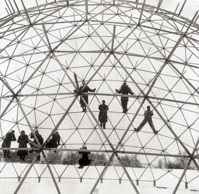 Inside Buckminster Fuller's Invention Of The Geodesic Dome