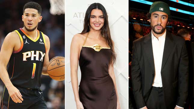 Image for article titled Devin Booker Unfollows Kendall Jenner Amid Reported Bad Bunny Romance