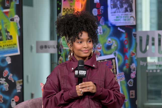  Yara Shahidi visits Build to discuss the TV show “Grown-ish” at Build Studio on January 14, 2020 in New York City