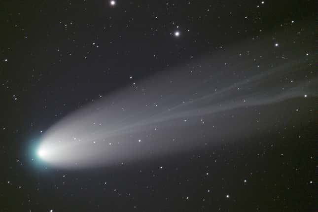 Comet C/2021 A1 (Leonard), as observed on December 28, 2021.
