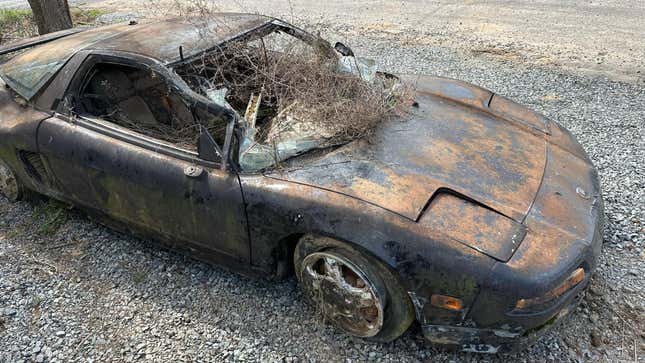 1990 Acura NSX found in a river after 20 years under water