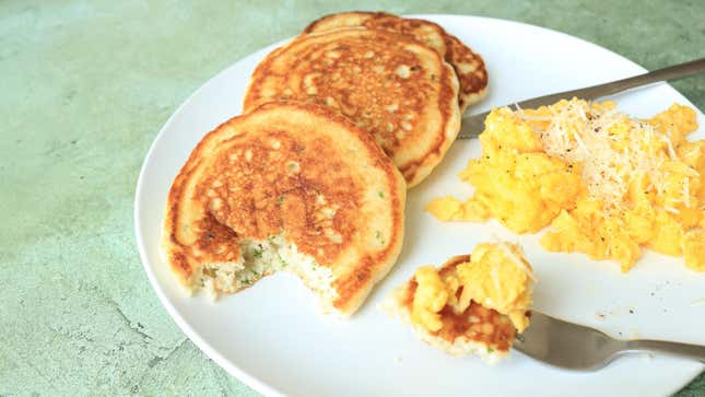 Image for article titled Why Not Make Savory Pancakes?