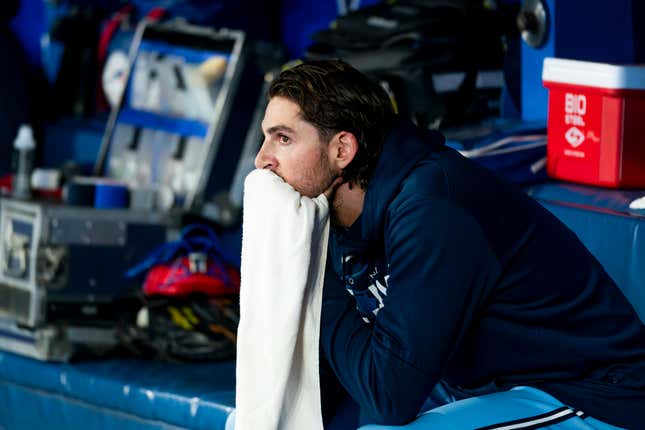 Kevin Gausman might need that towel to clean up the mess that is the Blue Jays playoff hopes.
