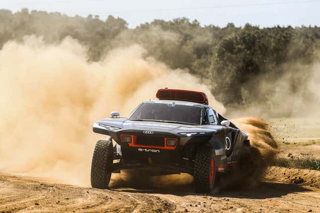Image for article titled Driving Audi's Dakar-Tackling Electric Truck, The RS Q E-Tron