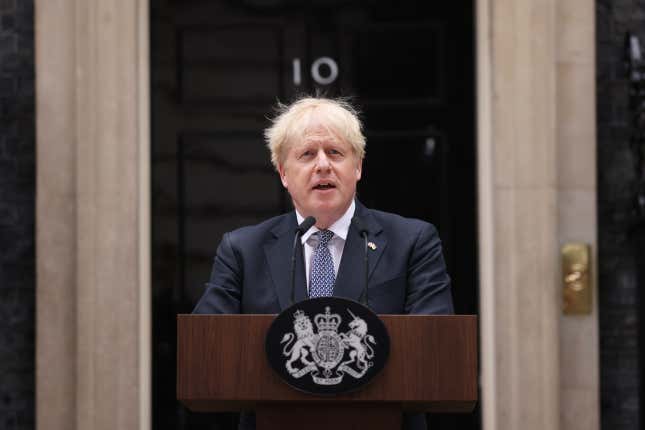 Image for article titled Boris Johnson Resigns Over Sex Scandal That, Shockingly, Did Not Involve Him