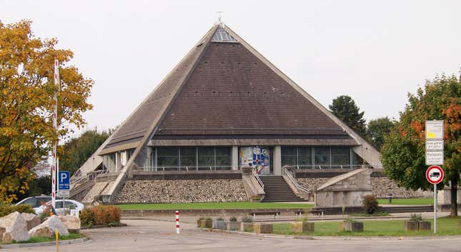 The Autobahnkirche St. Christophorus in Baden-Baden, Germany.