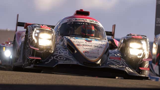 A promotional image from the new Forza Motorsport showing a modern endurance prototype on track.
