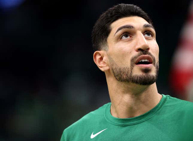 Enes Kanter had a chance to say something to LeBron James in person but he declined.