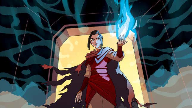 Cover art for the graphic novel Avatar: Azula in the Spirit Temple.