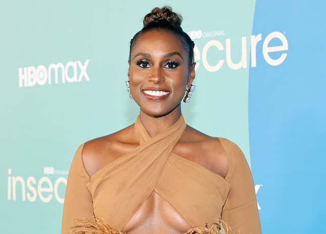 Issa Rae attends HBO’s final season premiere of “Insecure” at Kenneth Hahn Park on October 21, 2021 in Los Angeles, California.