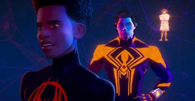 Image for article titled Across the Spider-Verse Explores Spider-Man's History With Cops in Messy Ways