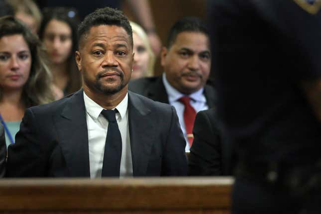Cuba Gooding Jr. appears in court in New York on Thursday, Oct. 31, 2019. Gooding Jr. pleaded not guilty to an indictment that includes allegations from a new accuser in his New York City sexual misconduct case. Prosecutors at Thursday’s arraignment said they’ve also heard from several more women who could testify that the 51-year-old actor has had a habit of groping women over the years. His criminal case now includes allegations from three women.