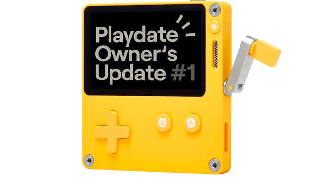 Image for article titled The Playdate Handheld Console Is Delayed Until 2022