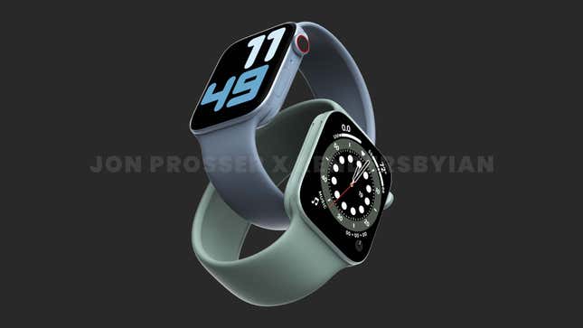 Imagen para el artículo titulado Filtran el diseño del nuevo Apple Watch con bordes rectos y una pantalla más grande