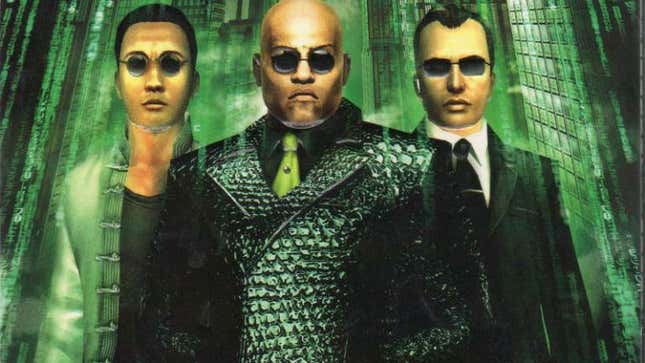 Image for article titled I’m Sorry To Say Laurence Fishburne Died In The 2005 Matrix MMORPG