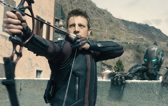 Jeremy Renner as Hawkeye in Avengers: Age Of Ultron